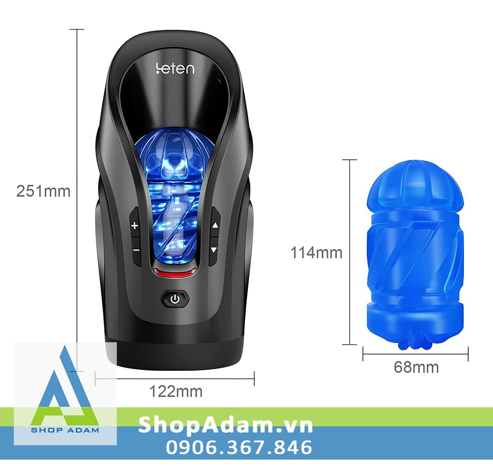 Máy Thủ Dâm Nam Thụt Tự Động Có Âm Thanh Leten Luxury Siêu Thực