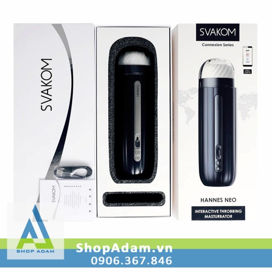 Svakom Hannes Neo rung thụt tự động có sưởi ấm kết nối App tiện dụng