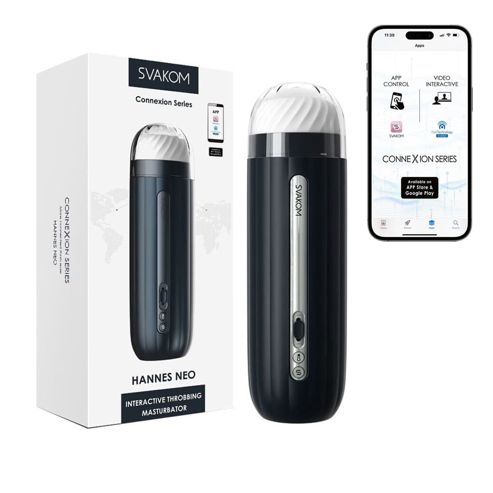 Svakom Hannes Neo âm đạo tự động rung thụt có sưởi và kết nối App thông minh