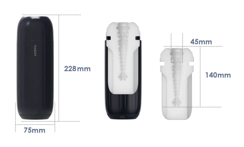 Máy thủ dâm Svakom Sam Neo 2 Pro sưởi ấm kết nối App rung mút