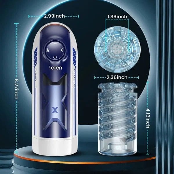Leten X Speed Turbo máy tự sướng nam có sưởi ấm âm thanh tăng khoái