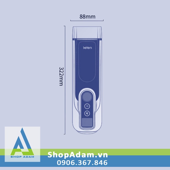 Leten A380 V4 âm đạo giả tự động thụt sưởi ấm âm thanh kích thích