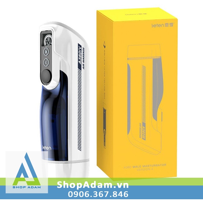 Leten A380 âm đạo giả tự động thụt sưởi ấm đa tính năng 