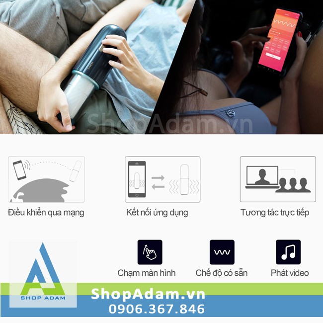 Sex toy nam cao cấp Svakom Alex Neo tự động kết nối mạng tiện dụng