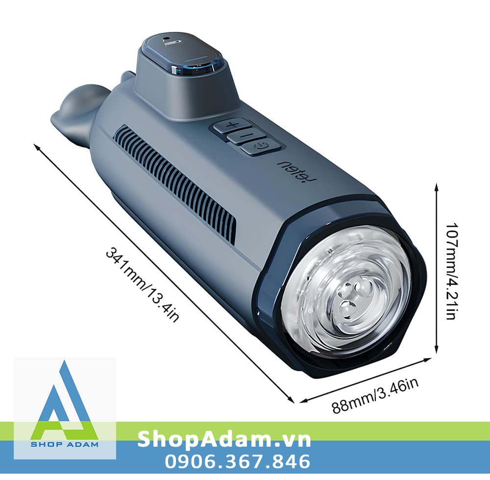 Âm đạo giả Leten Submerge tự động có âm thanh cao cấp