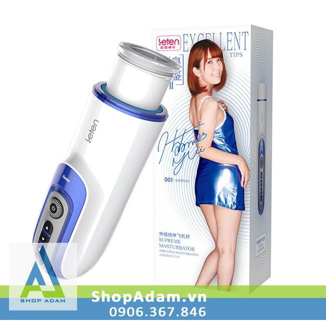 Leten Excellent đồ chơi tình dục nam tự động âm thanh sưởi ấm
