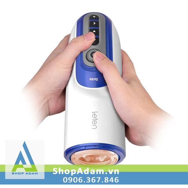 Đồ chơi tình dục nam Leten Excellent tự động, có âm thanh sưởi ấm