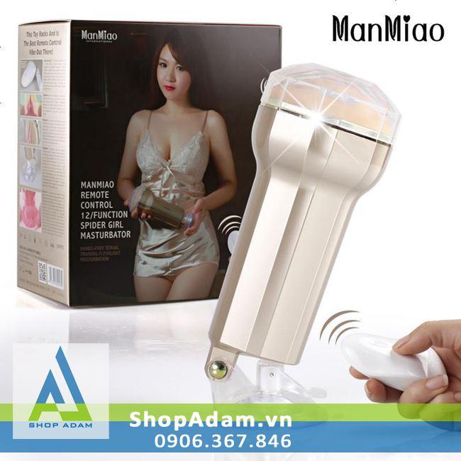 Cốc âm vật gắn tường điều khiển từ xa ManMiao Gold cao cấp, siêu mềm