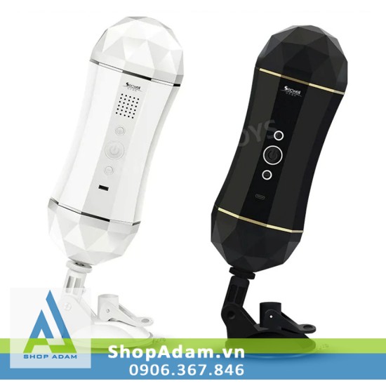 Âm Đạo Giả 2 Đầu Gắn Tường Rung Cảm Ứng Cực Đã Secwell