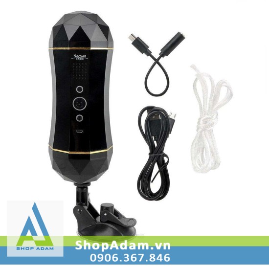 Âm đạo giả rung cảm ứng gắn tường hai đầu Secwell siêu thực