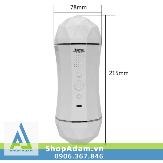 Âm đạo giả rung cảm ứng gắn tường hai đầu Secwell siêu thực