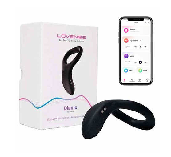 Vòng rung Lovense Diamo điều khiển từ xa qua app hiện đại