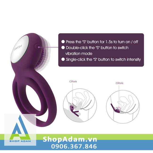 Vòng đeo cu Svakom Tammy siêu kích thích tăng khoái cảm