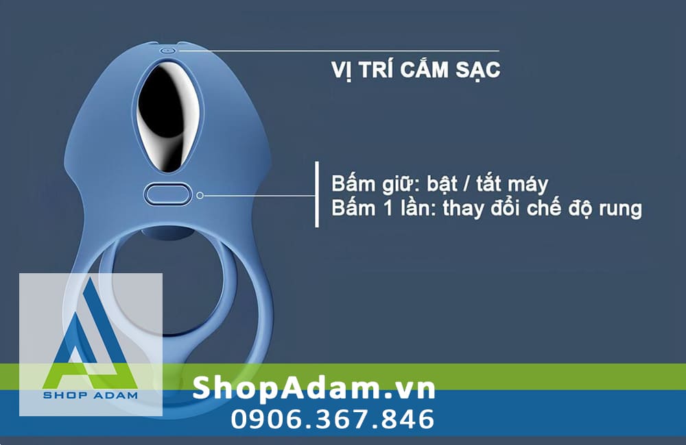 Vòng rung Svakom kết nối app tăng khoái cảm nam