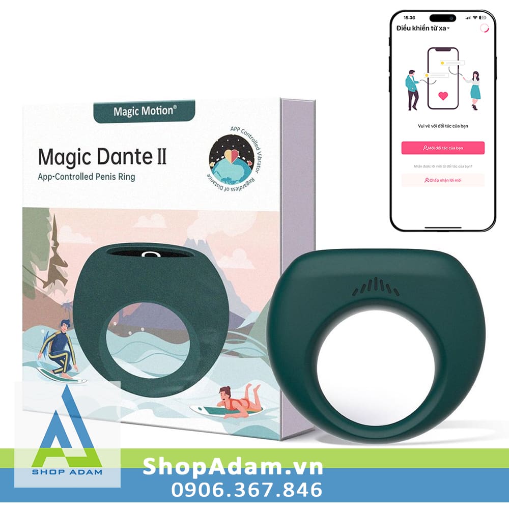 Vòng đeo dương vật Magic Motion kết nối app