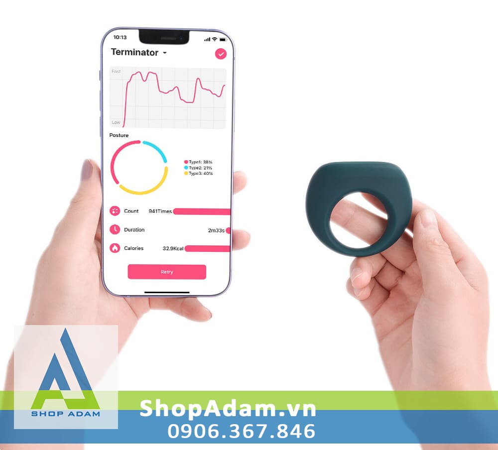 Vòng đeo dương vật Magic Motion kết nối app