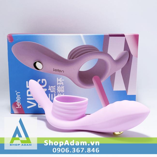Leten Vibe Ring đa điểm rung kích thích mạnh mẽ, tăng khoái cảm