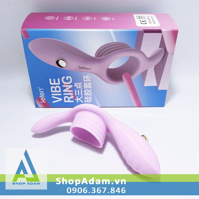Leten Vibe Ring rung đa điểm, kích thích cực mạnh, tăng khoái cảm