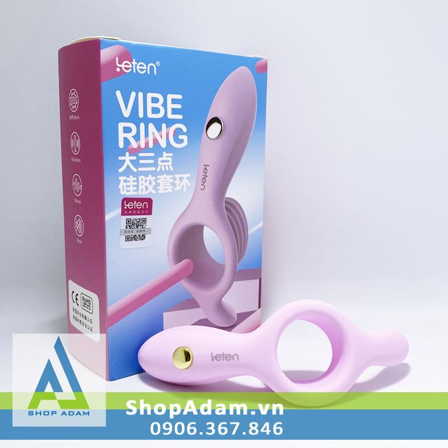 Leten Vibe Ring dụng cụ hỗ trợ tình dục rung đa điểm