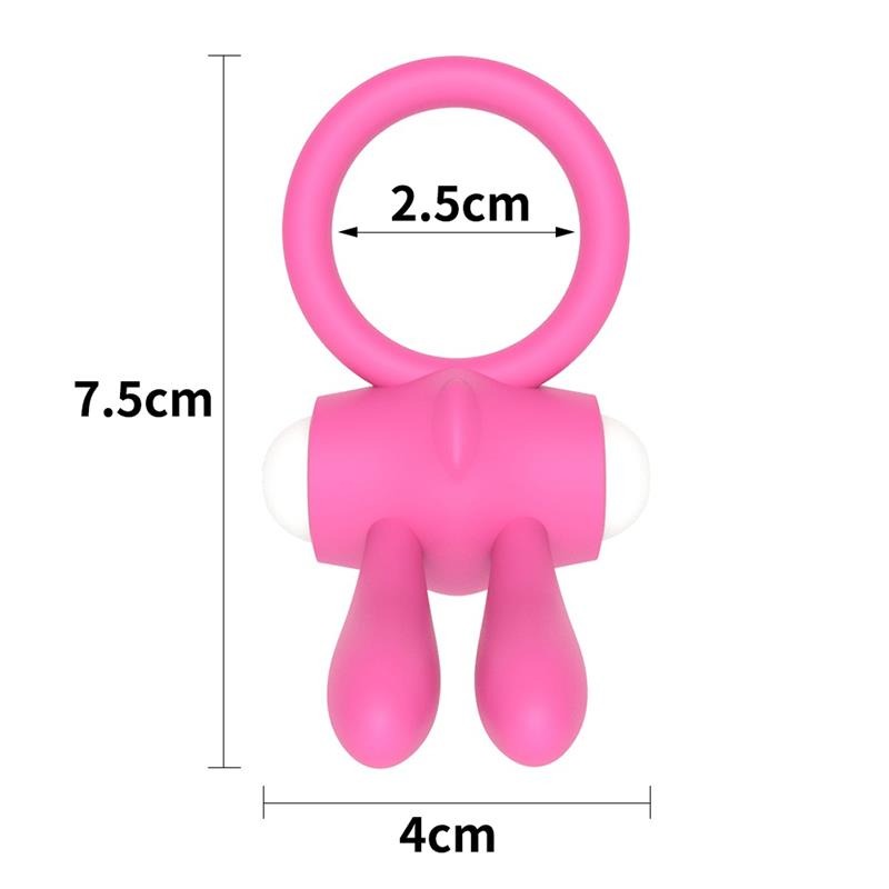 Nhẫn rung Lovetoy Rabbit tai thỏ tăng khoái cảm