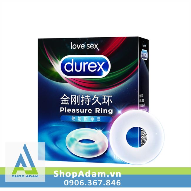 Vòng đeo cương dương Durex Pleasure Ring chống xuất tinh kéo dài quan hệ 