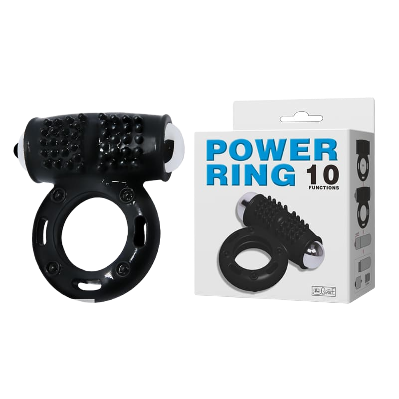 Vòng rung nam 10 chế độ cực mạnh Baile Power Ring