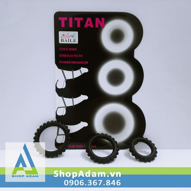 Vòng hãm dương Titan siêu bền tăng cảm giác thăng hoa