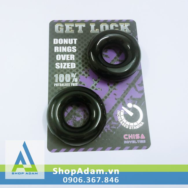 Vòng đeo dương vật silicon Get Lock chống xuất tinh sớm hiệu quả