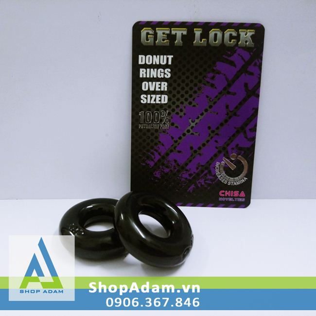 Vòng đeo dương vật silicon Get Lock chống xuất tinh sớm hiệu quả