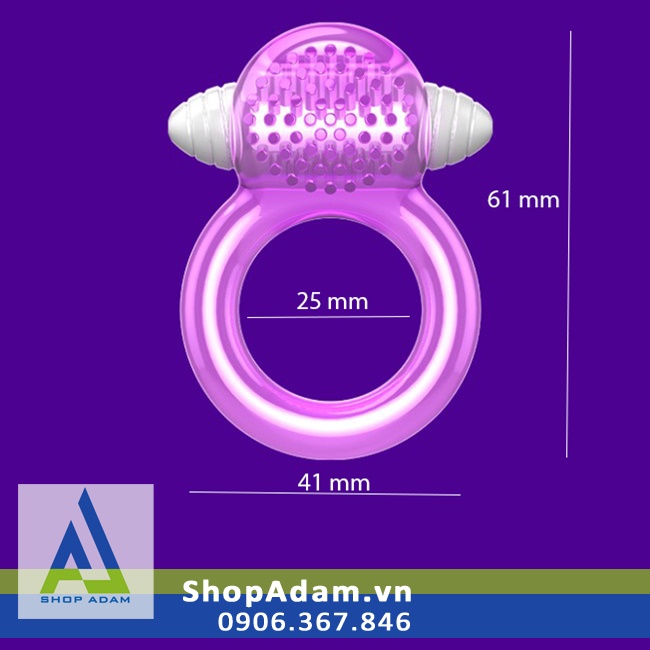 Vòng rung silicon gai mềm giá tốt tăng cực khoái cho nam