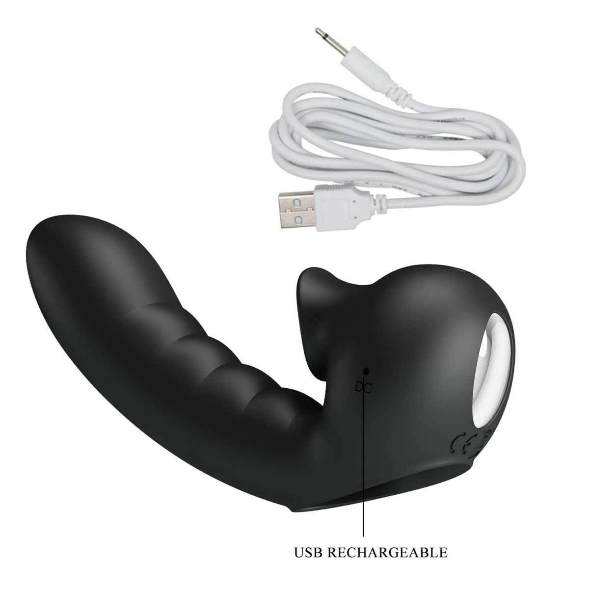 Bao đôn ngón tay Pretty Love Hobgoblin rung liếm sạc pin