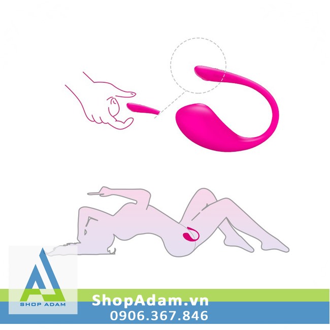 Trứng rung Lovense Lush 3 không dây cao cấp điều khiển smartphone