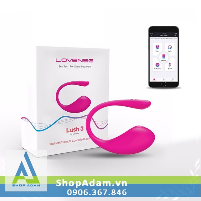 Trứng rung Lovense Lush 3 không dây điều khiển từ xa smartphone 