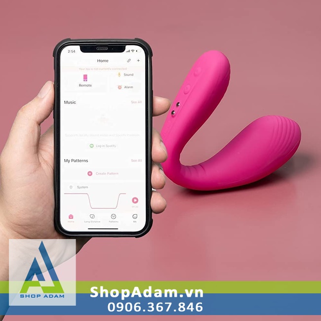 Lovense Quake máy rung tình yêu 2 đầu kết nối App điều khiển