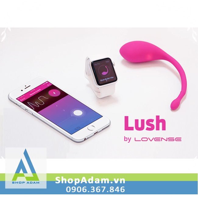 Lovense Lush trứng rung điều khiển smartphone, cao cấp, sục sôi cảm xúc
