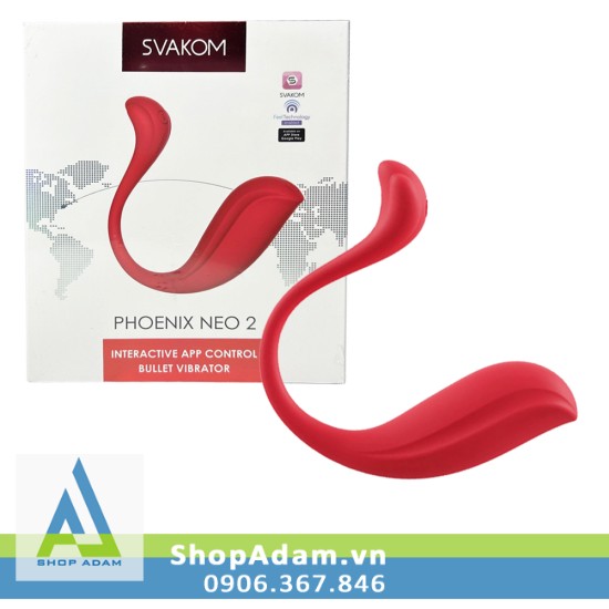 Svakom Phoenix Neo 2 Trứng Rung Điều Khiển Điện Thoại 