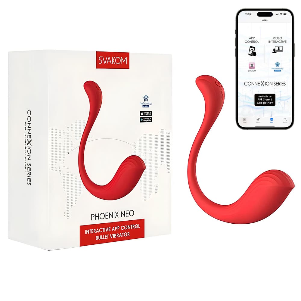 Svakom Phoenix Neo trứng rung điều khiển từ xa cao cấp kết nối app siêu tiện