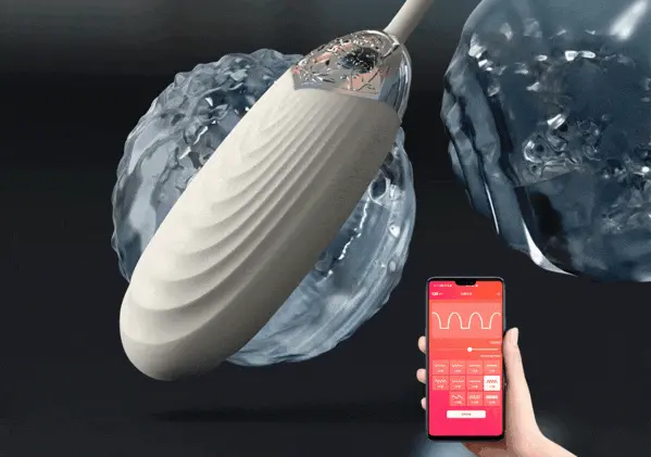 Trứng rung Svakom Aravinda điều khiển qua app thụt tự động, siêu phê