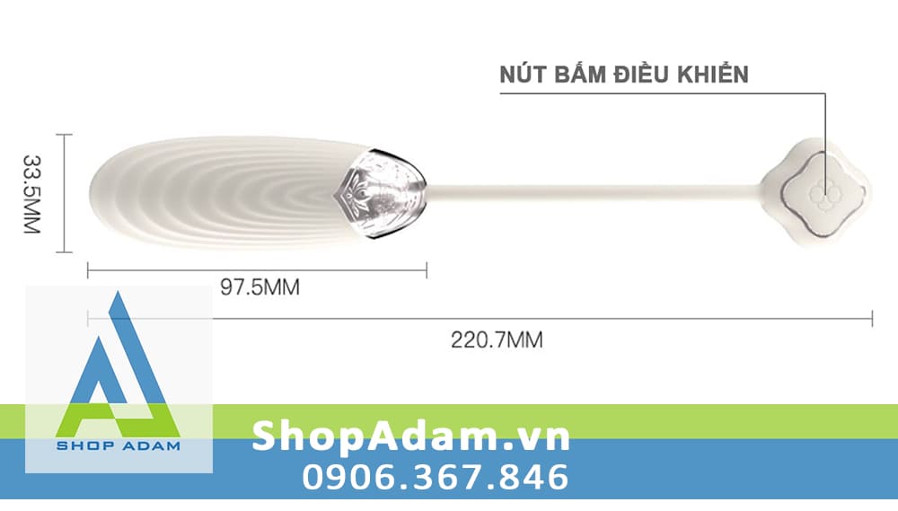 Trứng rung Svakom Aravinda thụt tự động kết nối app cao cấp