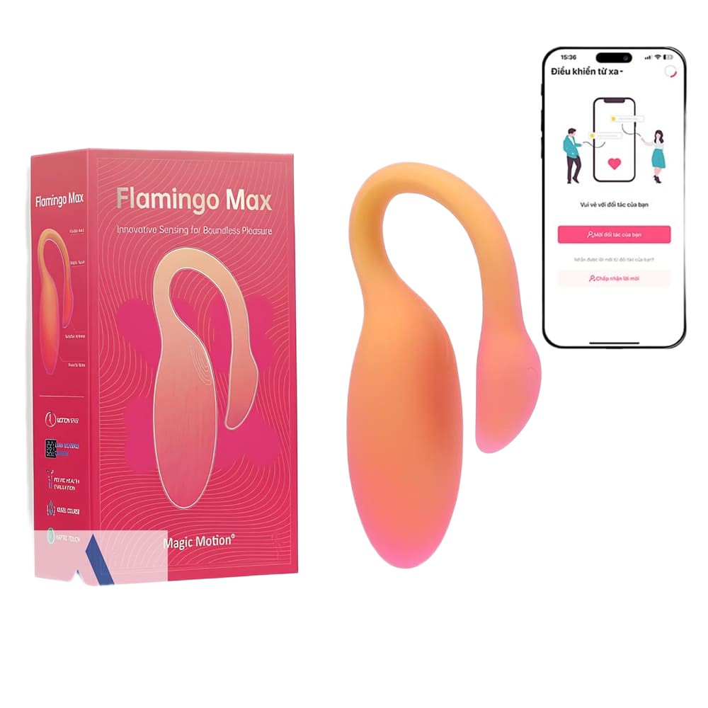 Trứng rung thiên nga điều khiển App Magic Motion mềm 