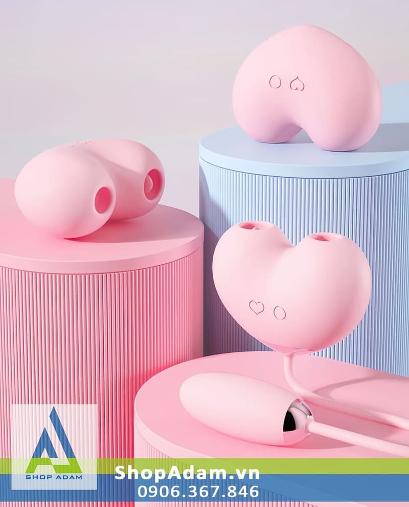 Máy bú liếm âm đạo Zemalia Peachy Dolphin Plus trứng rung đa chế độ cao cấp
