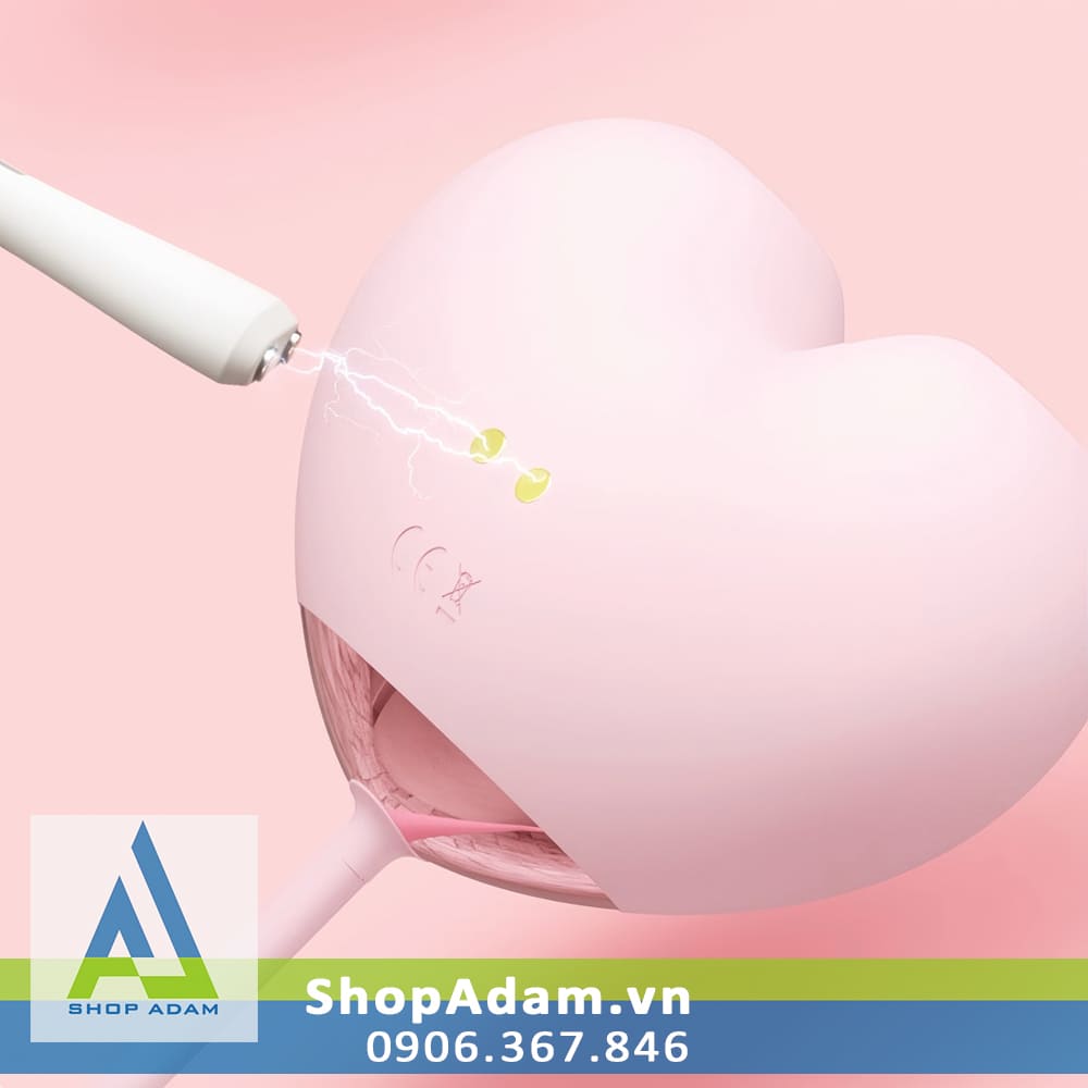 Máy bú liếm âm đạo Zemalia Peachy Dolphin Plus trứng rung đa chế độ cao cấp