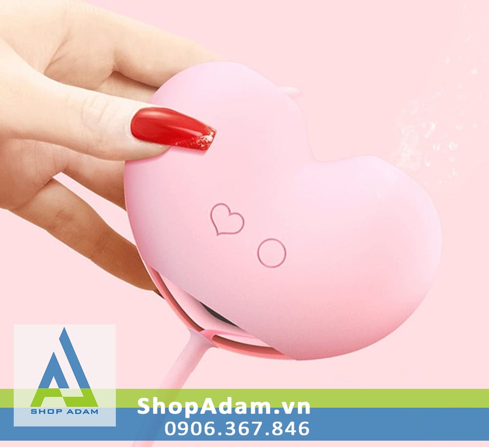 Máy bú liếm âm đạo Zemalia Peachy Dolphin Plus trứng rung đa chế độ cao cấp