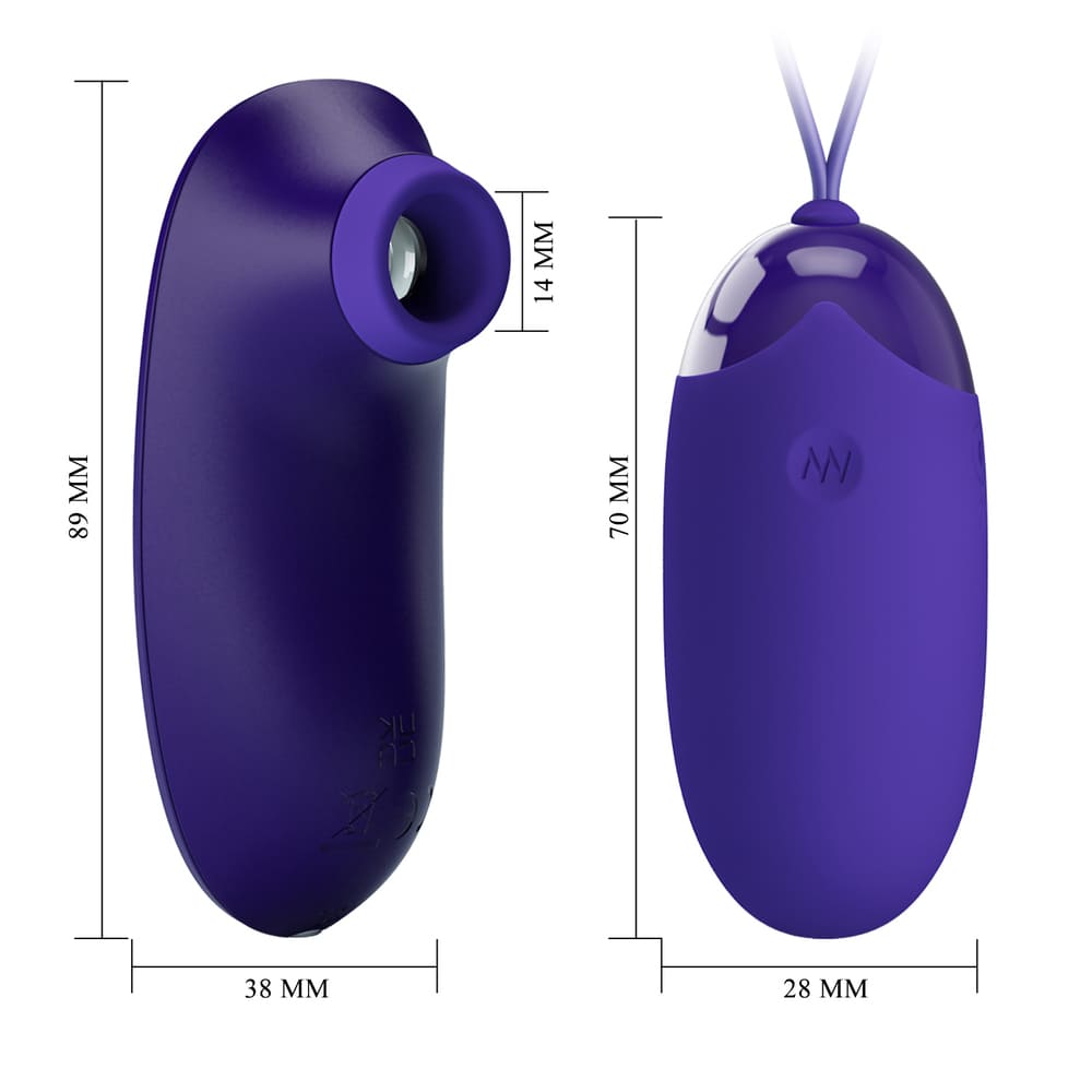 Máy Hút Âm Vật Mini Pretty Love Orthus Youth Rung Điểm G