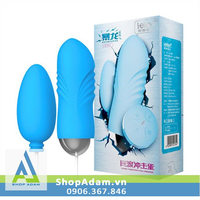 Trứng rung Leten hai đầu rung thụt Nhật Bản đa chế độ kích thích điểm G