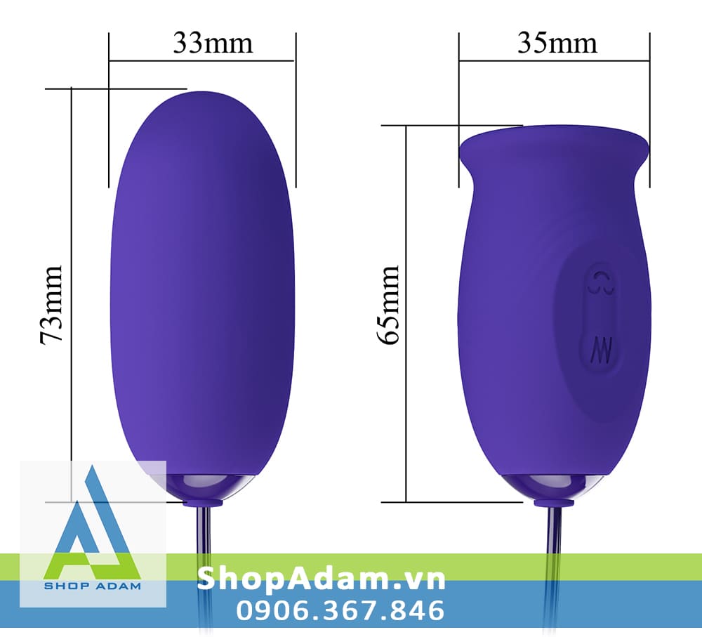 Trứng rung Pretty Love Daisy Youth kèm lưỡi liếm kích thích