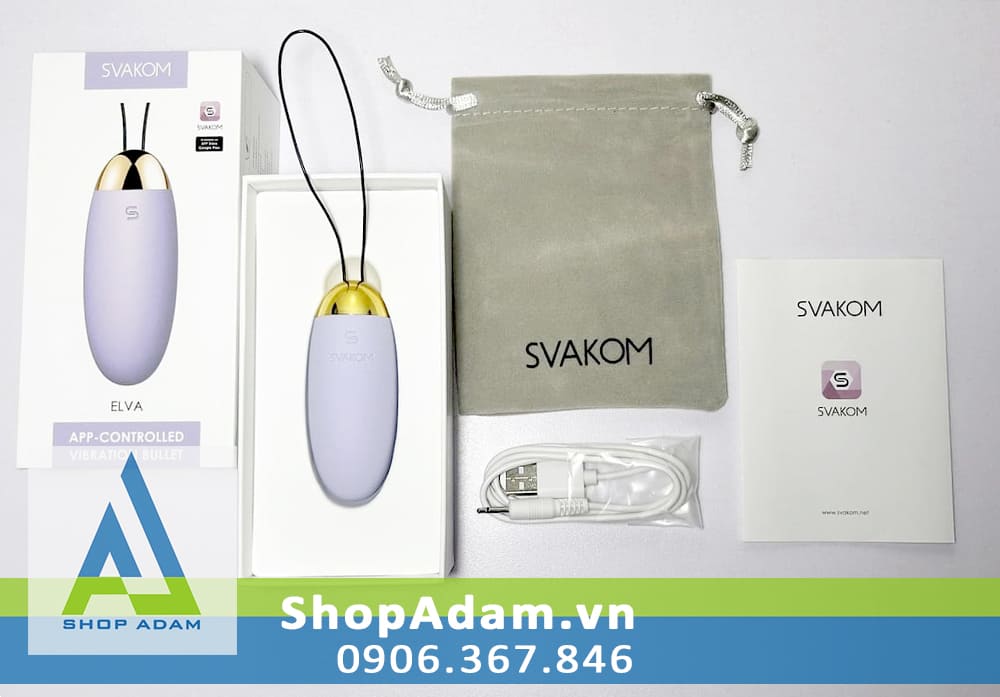 Trứng rung Svakom Elva điều khiển qua app trải nghiệm cao cấp