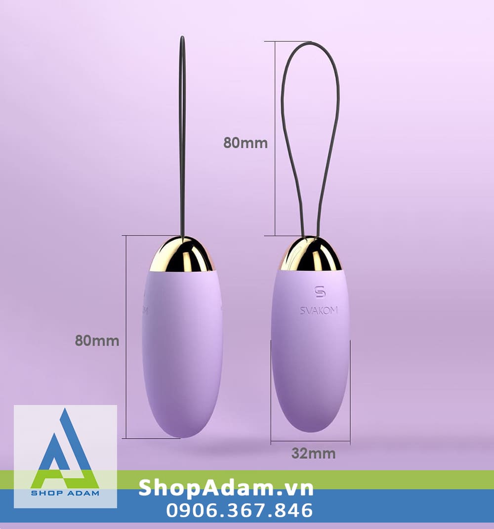 Trứng rung Svakom Elva điều khiển qua app trải nghiệm cao cấp