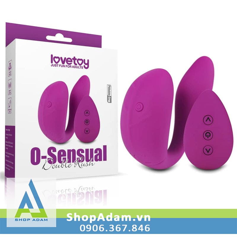 Máy Massa Kép Lovetoy O-Sensual Double Rush Tăng Khoái Cảm