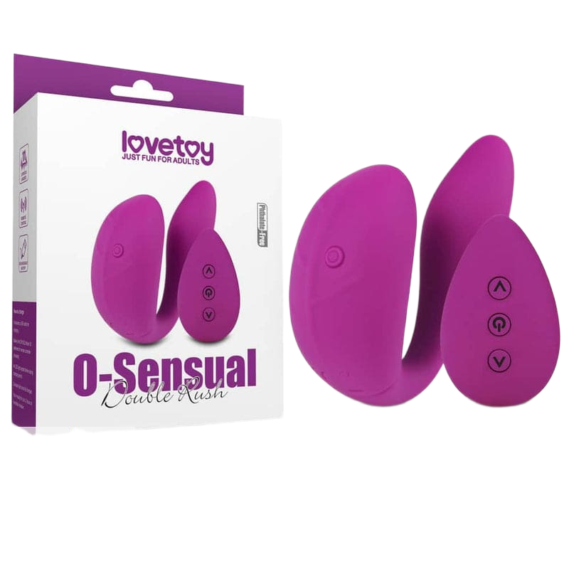 Máy Mát Xa Vùng Kín Hai Đầu Lovetoy O-Sensual Double Rush 